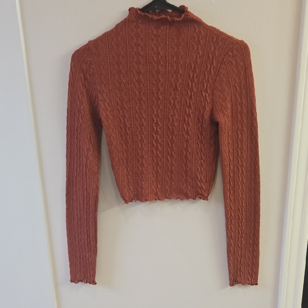 Forever 21 Terracotta Knit Top